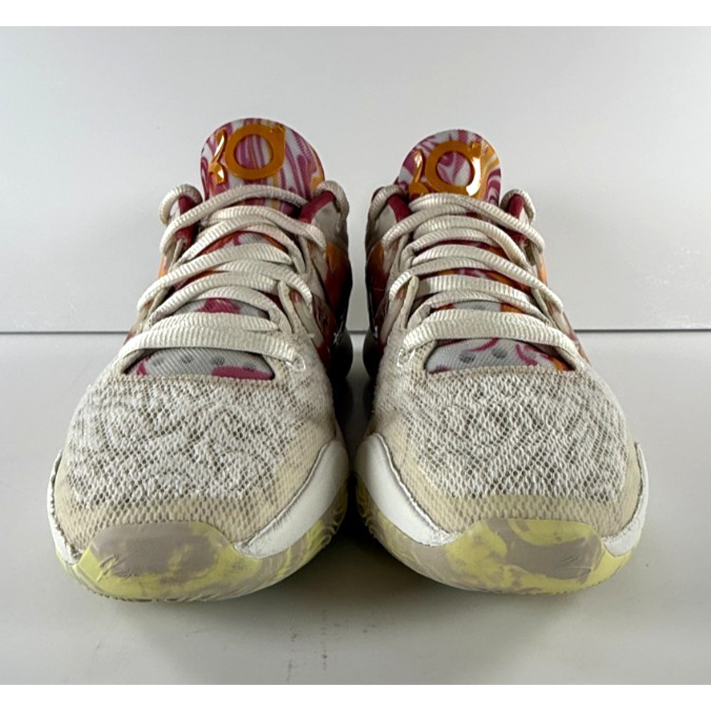 Nike KD 15 Aunt Pearl Basketball Shoes Mens 8 White Gold Pink DV1199-100 - Picture 4 of 10